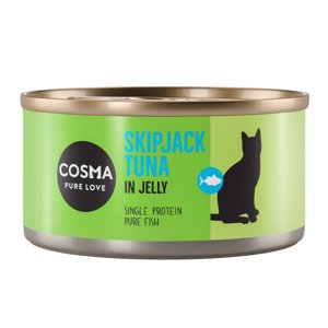 Cosma Original v želé 24 x 170 g - tuňák pruhovaný v želé