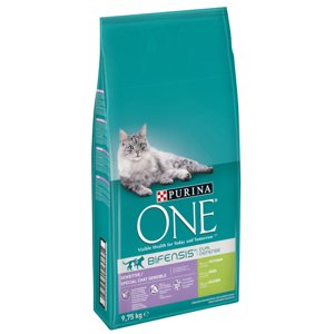 Purina ONE granule, 8 + 1,75 kg zdarma - Sensitive