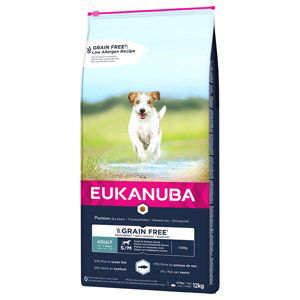 Eukanuba granule, 12 kg - 10 % sleva - Adult Small & Medium Grain Free Ocean Fish (12 kg)