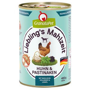 GranataPet Liebling's Mahlzeit 6 x 400 g - kuřecí s pastinákem