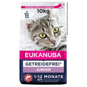 Eukanuba Kitten Grain Free bohaté na lososa - 2 x 10 kg