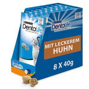 Purina Dentalife snack pečující o zuby, 8 x 40 g - 15 % sleva - pečující o zuby s kuřecí příchutí (8 x 40 g)