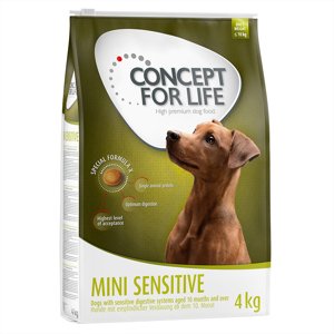 Concept for Life granule, 2 balení  - 10 % sleva - Mini Sensitive (2 x 4 kg)