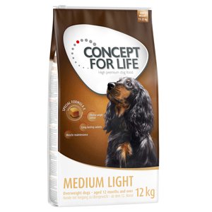 Concept for Life granule, 2 balení  - 10 % sleva - Medium Light (2 x 12 kg)