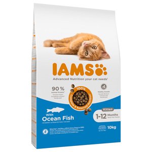 IAMS for Vitality Kitten s mořskou rybou - 10 kg