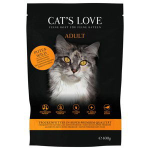 Cat's Love Adult s krůtím a zvěřinou - 2 x 400 g