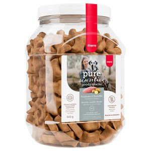 mera pure sensitive Goody Snacks  - 2 x 600 g - krůta & brambory, bez obilnin