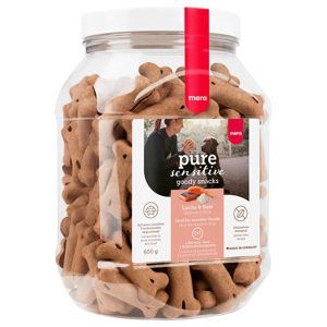 mera pure sensitive Goody Snacks  - 2 x 600 g - losos & rýže