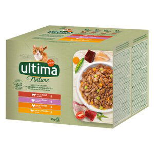 Ultima Nature  - 48 x 85 g variace masa (hovězí, krůtí, kuřecí, drůbeží)