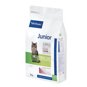 Virbac Veterinary HPM Junior Kastrovaný pro koťata - 3 kg