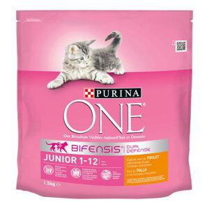 PURINA ONE Junior s kuřecím - 4 x 1,5 kg