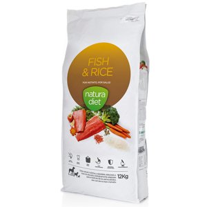 Natura Diet Dog Adult Fish and Rice - 2 x 12 kg