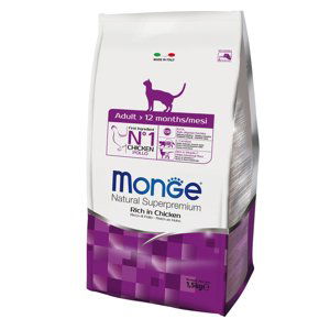 Monge Natural Superpremium Adult Cat - 3 x 1,5 kg