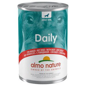 Almo Nature Daily Dog 6 x 400 g - Hovězí maso