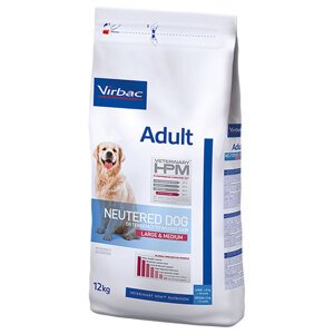 Virbac Veterinary HPM Adult Neutered Large & Medium pro psy - 2 x 12 kg