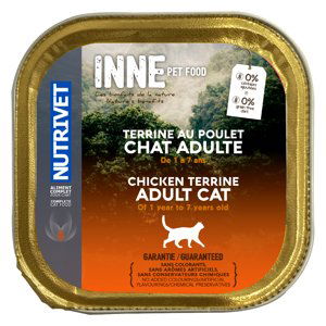 Nutrivet Inne Terrine Adult pro kočky - 10 x 150 g - kuřecí maso