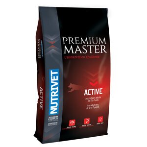 Nutrivet Premium Master Active pro psy - 15 kg