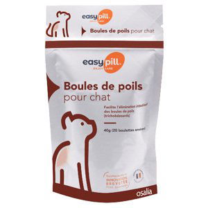 Easypill Boules de poils (chlupové koule) pro kočky - 2 x 20 ks (40 x 2 g)