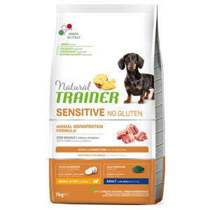 Natural Trainer Sensitive No Gluten Adult Small s vepřovým masem - 7 kg