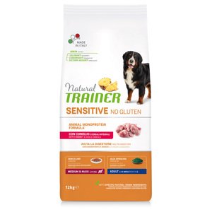 Natural Trainer Sensitive No Gluten Adult Medium/Maxi Single Protein s králíkem - 12 kg