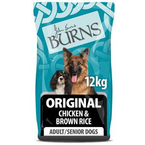 Burns Adult & Senior Original kuřecí & hnědá rýže - 2 x 12 kg