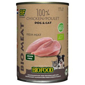 BF Petfood Organic kuřecí - 6 x 400 g