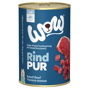 WOW Pur 12 x 400 g – výhodné balení - hovězí