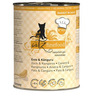 catz finefood Ragout 6 × 380 g - No.607 kachna & klokan