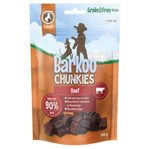 Barkoo Chunkies Meat Cubes 100 g - výhodné balení: 3 x 100 g hovězí