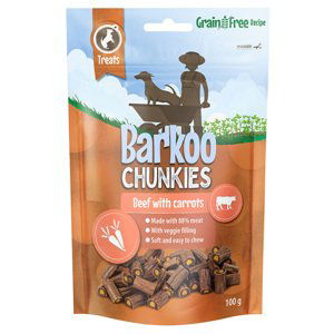 Barkoo Chunkies plněné tyčinky - výhodné balení: 6 x 100 g hovězí plněné mrkví