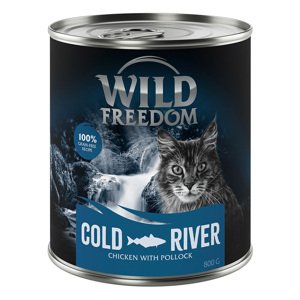 Wild Freedom Adult 6 x 800 g – bez obilovin - Cold River - treska a kuře