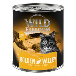 Wild Freedom Adult 6 x 800 g – bez obilovin - Golden Valley - králík a kuře