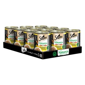 Sheba Nature's Collection 12 x 400 g - Kuřecí s rybím tukem, batáty a zelenými fazolkami v omáčce