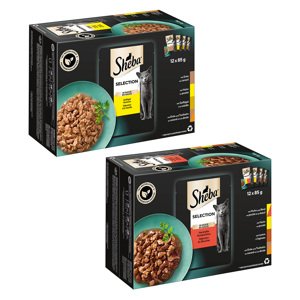 Megapack Sheba variace kapsiček 96 x 85 g - Mixpaket II