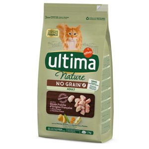 Ultima Cat Nature No Grain Adult s krocanem - výhodné balení: 2 x 1,1 kg