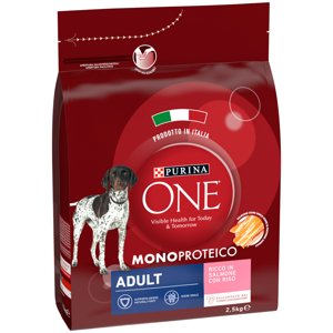 PURINA ONE Adult Mono-Protein s lososem - 2 x 2,5 kg