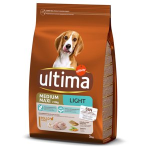 Ultima Medium / Maxi Light Adult s kuřecím - 3 kg