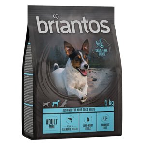 Briantos granule, 4 kg - 3 + 1 kg zdarma - Adult Mini losos & brambory