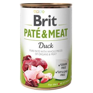 Brit Paté & Meat 12 x 400 g – výhodné balení - kachní