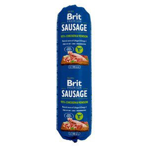 Brit Sausage 12 x 800 g - kuřecí a zvěřina