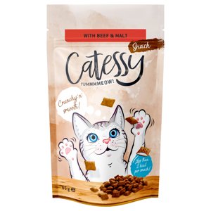 Catessy křupavé taštičky 5 x 65 g - s hovězím & sladem