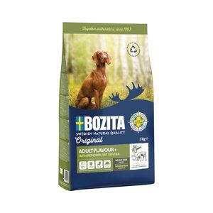 Bozita Original 2× střední balení – výhodné balení - Adult Flavour Plus se sobem