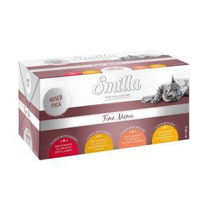 Smilla Fine Menu s gurmánskou náplní 24 x 100 g - míchané balení (4 druhy)