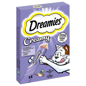Dreamies Creamy Snacks, 4 x 10 g - 20 % sleva - kachní (4 x 10 g)