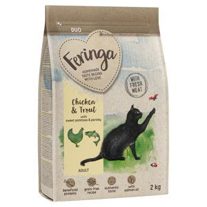 Feringa granule, 3 x 2 kg, 2 + 1 balení zdarma! - Adult Duo kuřecí a pstruh