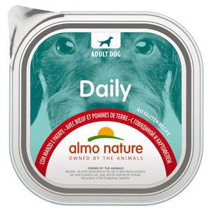 Almo Nature Daily 9 × 300 g - hovězí a brambory