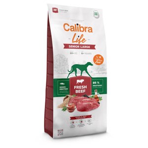 Calibra Life Senior Large Breed s čerstvým hovězím -  2 x 12 kg