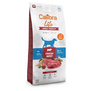 Calibra Life Adult Medium Breed s čerstvým hovězím - 12 kg