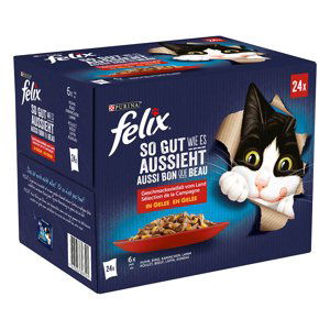 Felix Fantastic ("So gut...") 24 x 85 g - kuřecí, jehněčí, hovězí, králičí