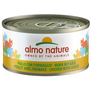 Almo Nature konzervy 24 x 70 g - Kuře a sýr